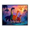 Stupell Industries Dinosaur Friends In The Jungle Framed Giclee, design by Wumples